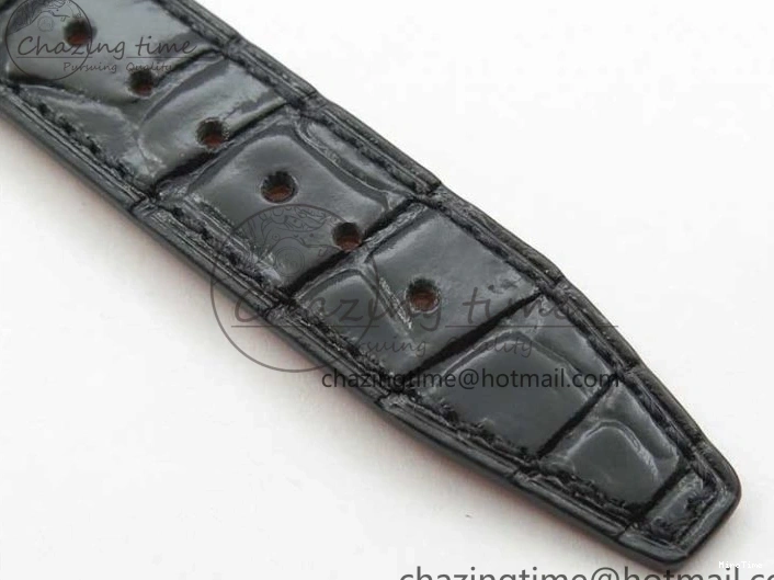 MIROTIME 0522 Durable Portofino 37mm RG V7F 1:1 Best Edition Gray Dial Diamonds Bezel on Black Leather Strap A 7089